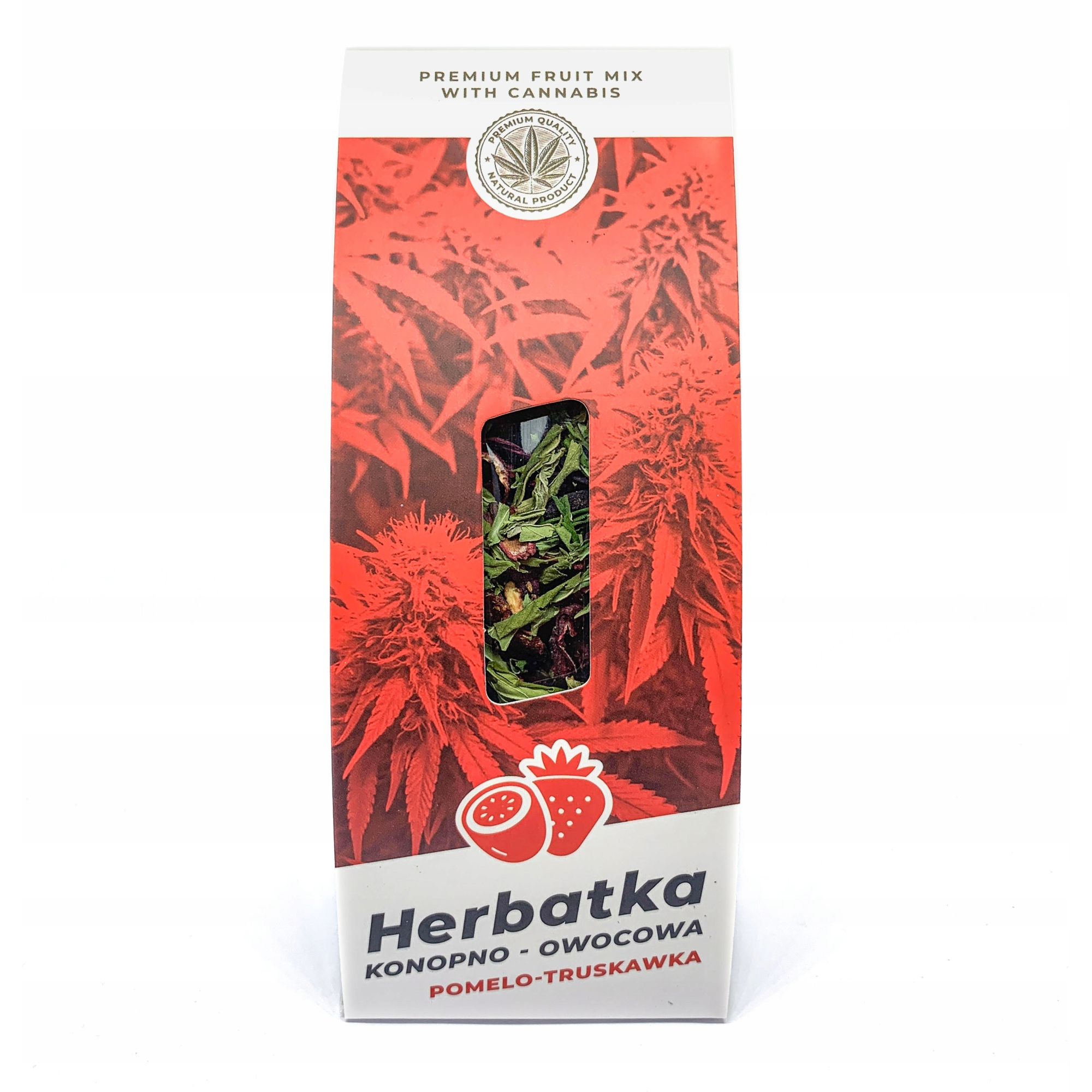 Herbata konopna Sativa Poland Pomelo-Truskawka 45g