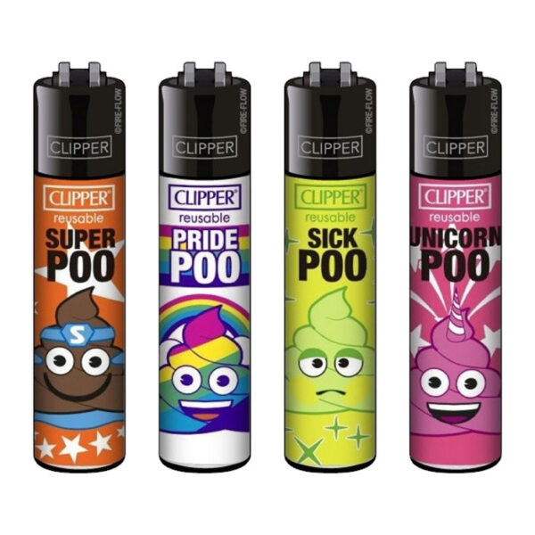 Zapalniczka Clipper Emoji Poo 2