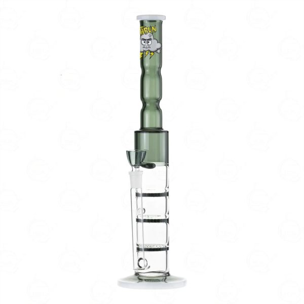 Bongo szklane TABUN Dymione Potrójne Sito 38cm