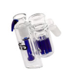 Szklana nasadka Precooler Grace Glass Double Percolators Blue SG