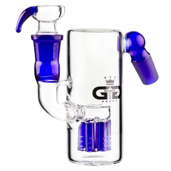 Szklana nasadka Precooler Grace Glass Six Arm Blue