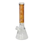 Bongo szklane lodowe Blaze Glass Sandblazer Amber 38cm