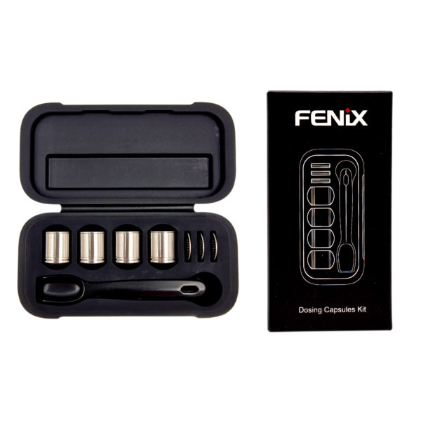 Etui z kapsułkami dozującymi susz Dosing Capsules Kit do waporyzatora Fenix Mini/Titanium