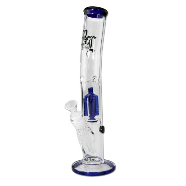 Bongo szklane lodowe Black Leaf 4-Arm Perkolator Blue 33cm