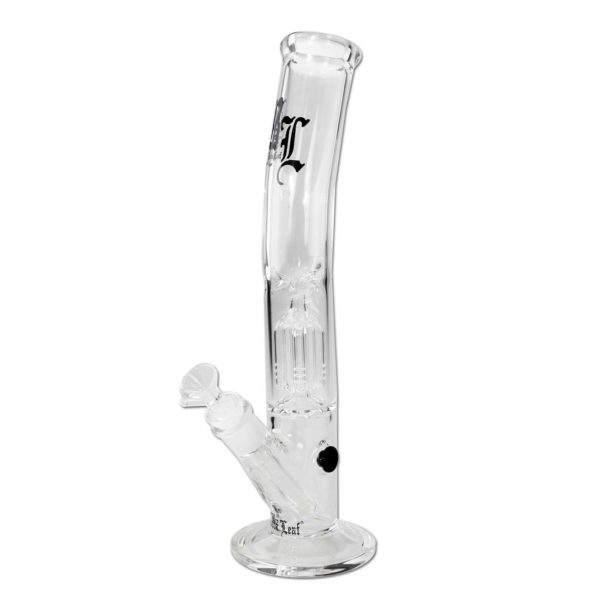 Bongo szklane lodowe Black Leaf 4-Arm Perkolator Clear 33cm