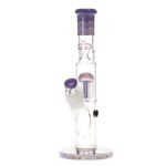 Bongo szklane lodowe Grace Glass Small Cane Purple Barrel 32,5cm