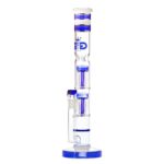 Bongo szklane lodowe Grace Glass Tower Blue Barrel 45cm