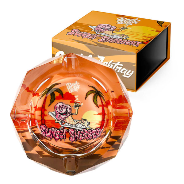 Kryształowa popielniczka Best Buds Sunset Sherbet