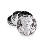 Młynek do ziół 420 Teddy FIRE-FLOW 50mm Silver