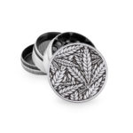 Młynek do ziół Leaves 33 FIRE-FLOW 50mm Silver