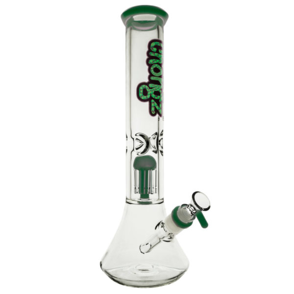 Bongo szklane lodowe Chongz Caribou 35cm Jade Green