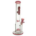 Bongo szklane lodowe Chongz Stinky Toes 35cm Pink