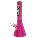 Bongo szklane lodowe Chongz Ted Bondi 32cm Pink