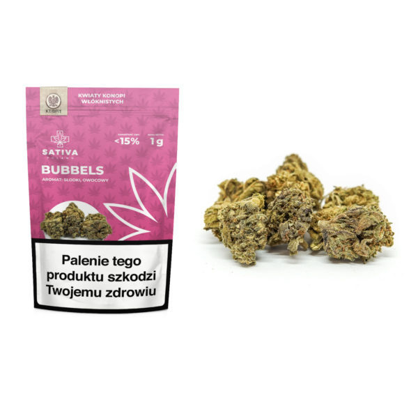 Susz konopny Bubbels Sativa Poland