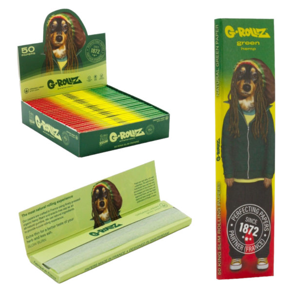 Bibułki G-Rollz Pets Rock Reggae King Size