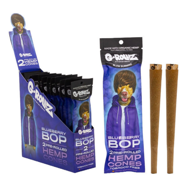 Owijki konopne G-Rollz Hemp Cones Blueberry Bop