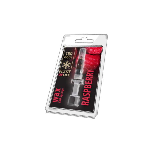 Wosk wax Raspberry 66% CBD Plant Of Life