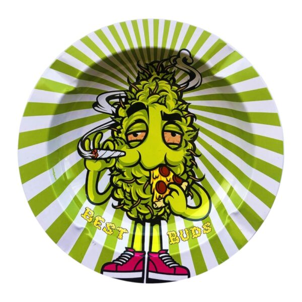 Metalowa popielniczka Best Buds High Pizza