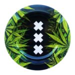 Metalowa popielniczka Best Buds XXX Amsterdam Weed Leaves