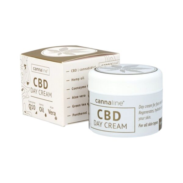 Krem na dzień z CBD i koenzymem Q10 Cannaline 50ml