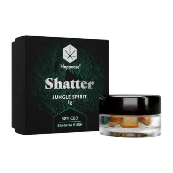 Ekstrakt Shatter Happease Jungle Spirit 58% CBD 1g