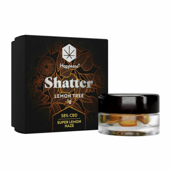 Ekstrakt Shatter Happease Lemon Tree 58% CBD 1g