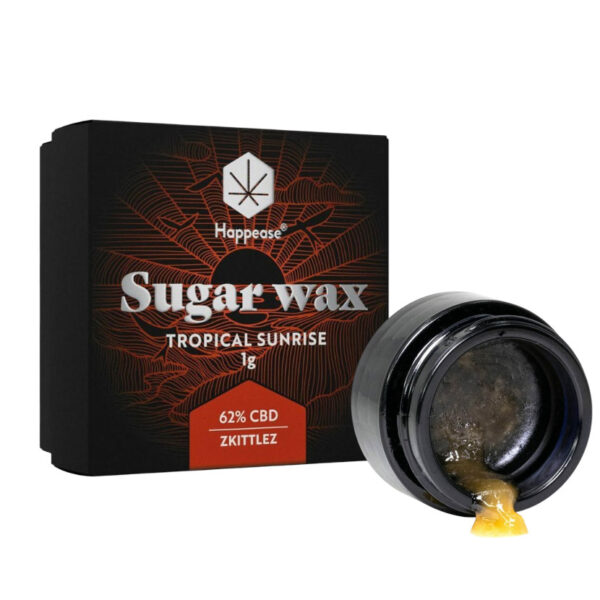 Wosk Sugar Wax Happease Tropical Sunrise 62% CBD 1g