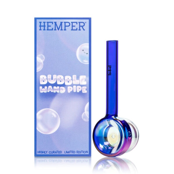 Szklana lufka HEMPER Bubble Wand Hand Pipe
