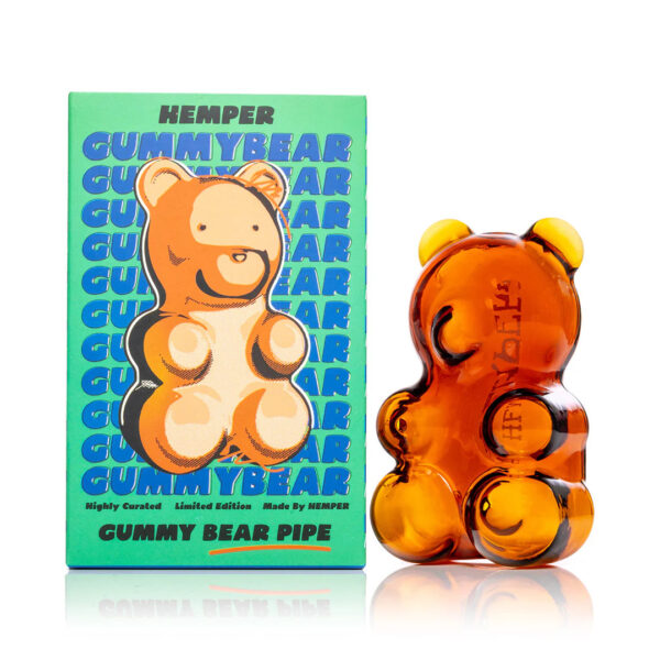 Szklana lufka HEMPER Gummy Bear Handpipe
