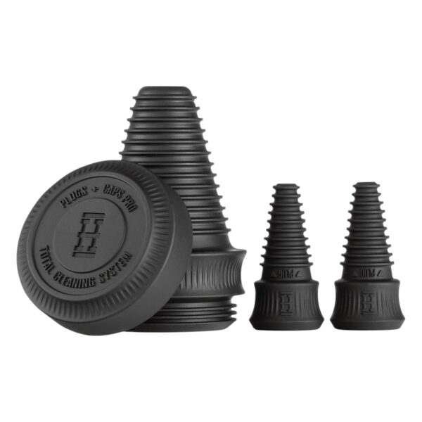 Zatyczki do bonga HEMPER Cleaning Plugs+Caps PRO Black