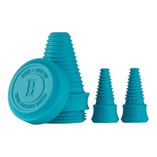 Zatyczki do bonga HEMPER Cleaning Plugs+Caps PRO Blue