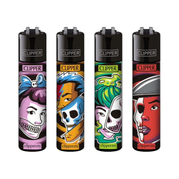 Zapalniczka Clipper Skulls 16