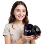 Szklany pojemnik bezzapachowy z higrometrem HERO PRO 100ml
