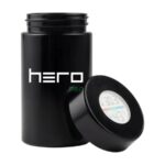 Szklany pojemnik bezzapachowy z higrometrem HERO PRO 150ml