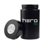 Szklany pojemnik bezzapachowy z higrometrem HERO PRO 150ml