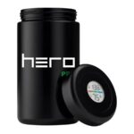 Szklany pojemnik bezzapachowy z higrometrem HERO PRO 2000ml