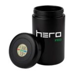 Szklany pojemnik bezzapachowy z higrometrem HERO PRO 400ml