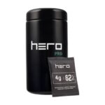 Szklany pojemnik bezzapachowy z higrometrem HERO PRO 400ml
