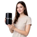 Szklany pojemnik bezzapachowy z higrometrem HERO PRO 400ml