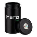 Szklany pojemnik bezzapachowy z higrometrem HERO PRO 500ml