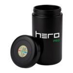 Szklany pojemnik bezzapachowy z higrometrem HERO PRO 500ml