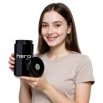 Szklany pojemnik bezzapachowy z higrometrem HERO PRO 500ml