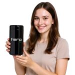 Szklany pojemnik bezzapachowy z higrometrem HERO PRO 500ml