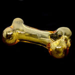 Szklana lufka Dogg lbs Dogg Bone Gold 10cm