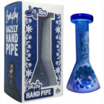 Szklana lufka Dogg lbs Hazely Beaker Blue 13cm