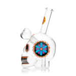 Szklane bongo HEMPER Dia De Los Muertos Skull 15cm