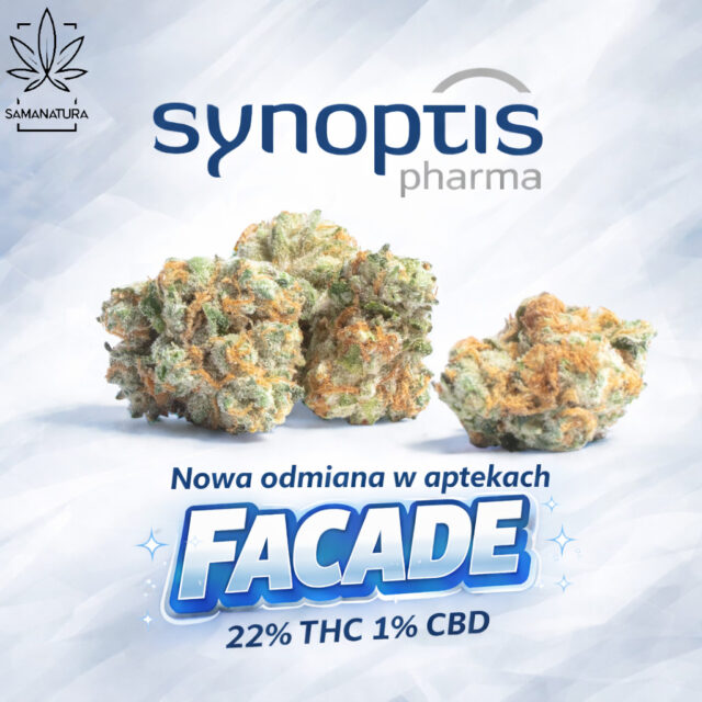 Facade Synoptis Pharma z 22% THC – nowość w polskich aptekach