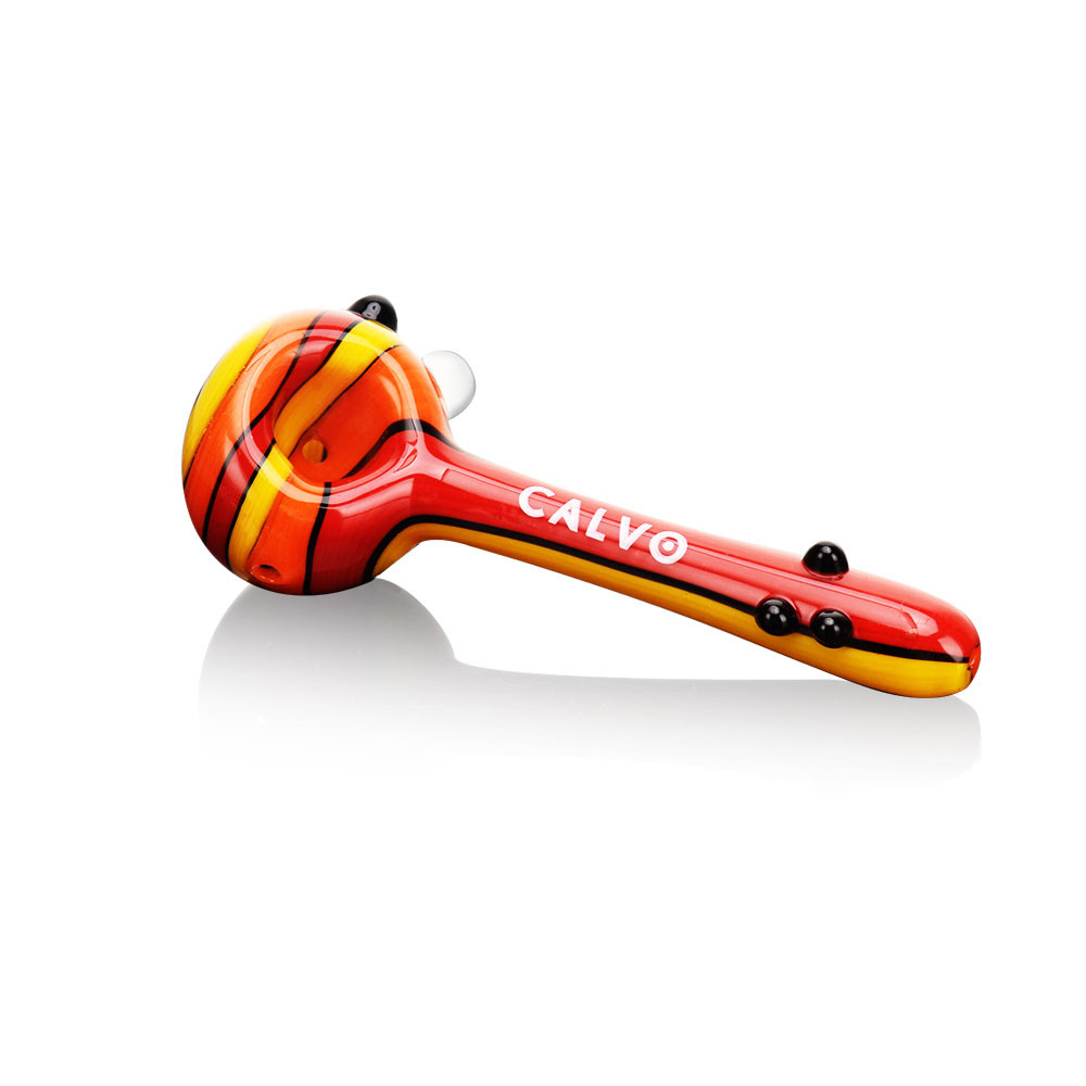 Lufka artystyczna Calvo Unique Spoon Pipe Red 11,8cm