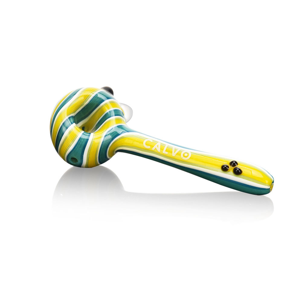 Lufka artystyczna Calvo Unique Spoon Pipe Yellow 11,8cm