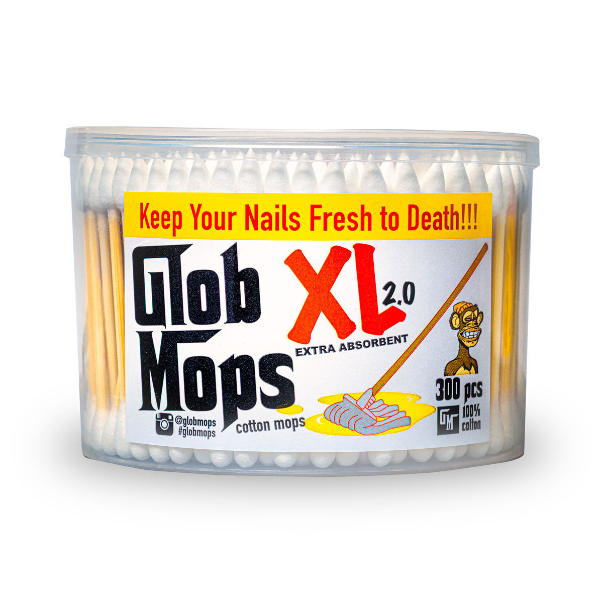 Patyczki do czyszczenia Glob Mops XL 2.0 300szt.